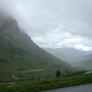 Col de la Colombiere sous la pluie