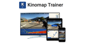 Kinomap trainer, entrainement sur home-trainer