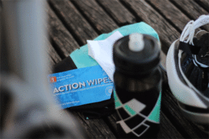 lingette nettoyante pour cyclistes