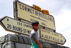 Reconnaissance etape du tour, passage cormet de roselend