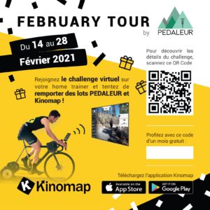 Challenge de cyclisme virtuel Pédaleur Kinomap