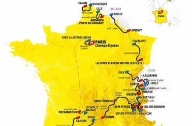 Parcours du Tour de France 2022