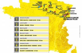 Parcours du Tour de France Féminin 2022