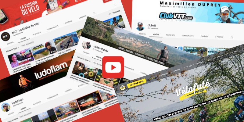 Top 5 des chaînes Youtube et sites pour cyclistes et VTTistes