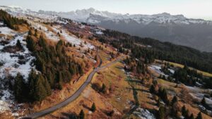 Col de Joux Plane vue aerienne