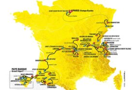 Carte générale du Tour de France 2023