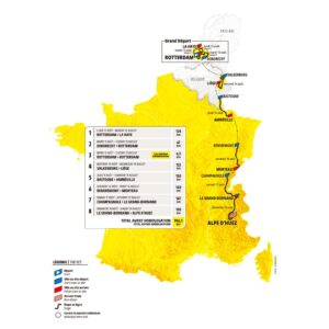 Parcours tour de france femmes 2024