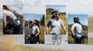 Maillot court femme collection textile Pédaleur 2024