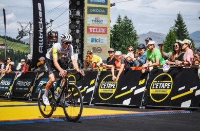 Louis Gautheron à l'étape du Tour de France 2025