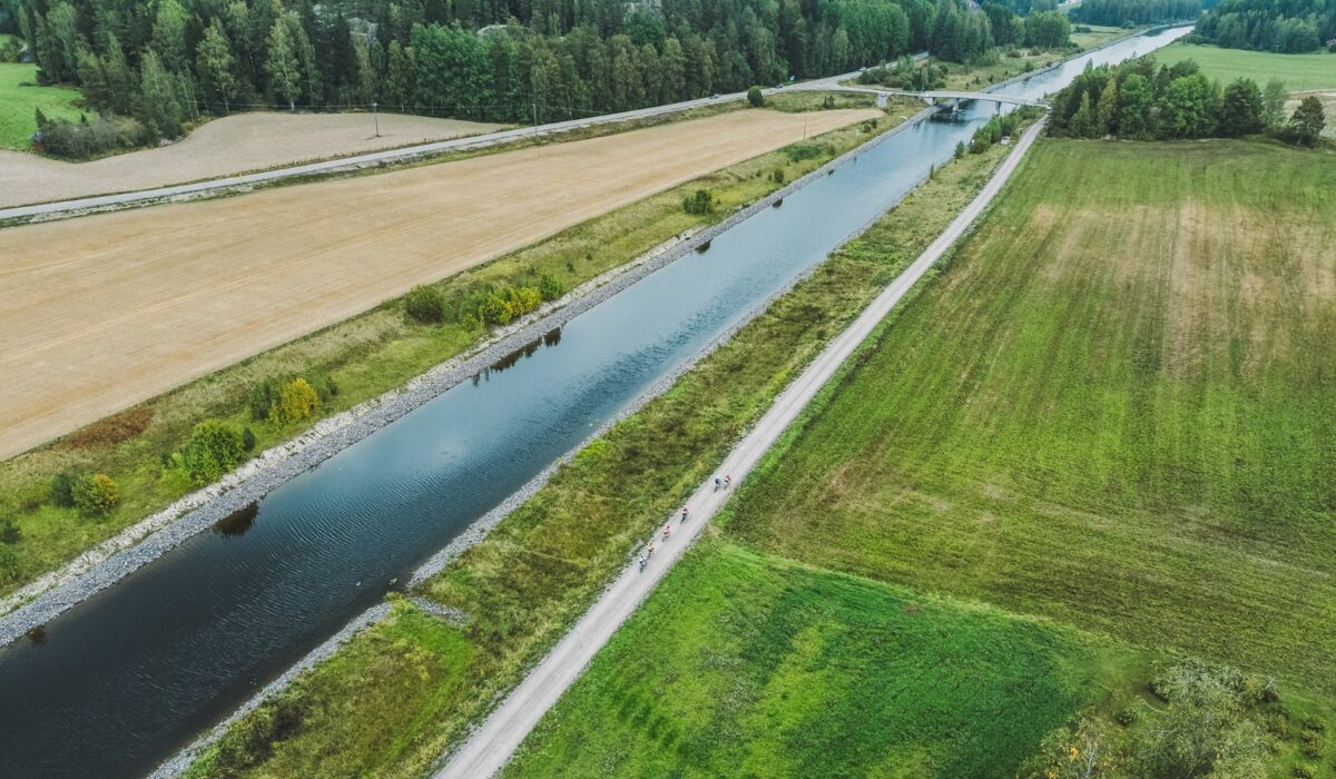 Piste gravel Finlandaise