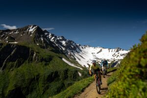 Descente gravel du Grand col Feyret