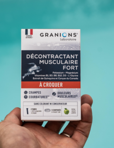 Granions décontractant musculaire Box Pédaleur