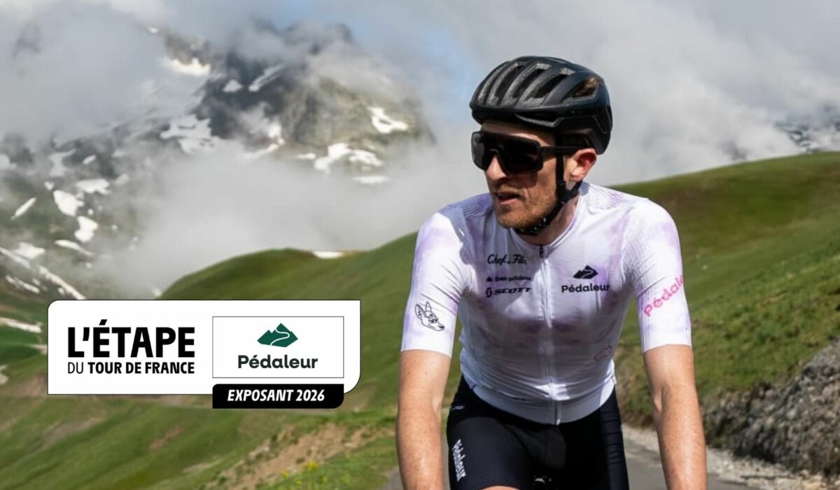 Pédaleur exposant de l'Etape du Tour 2026