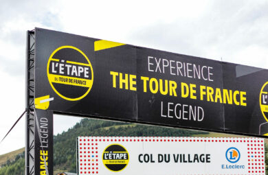 Village de l'etape du tour amateur